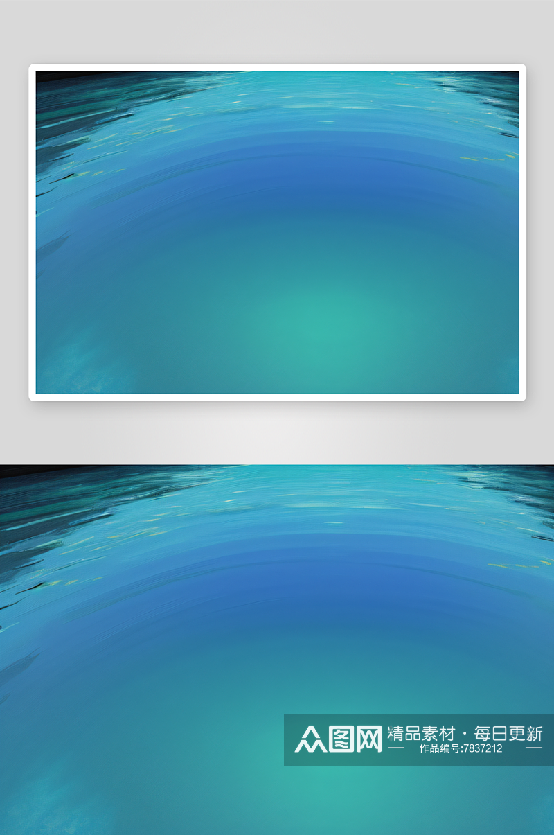 蓝色风格的水背景插图素材