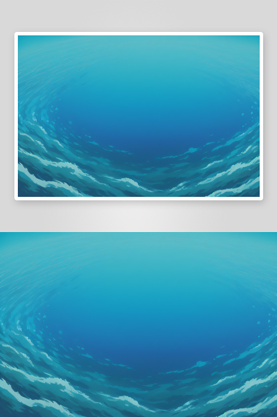 水彩风格抽象水背景插图