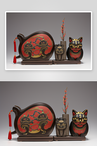 古代中国元素在喵风格艺术中的再现