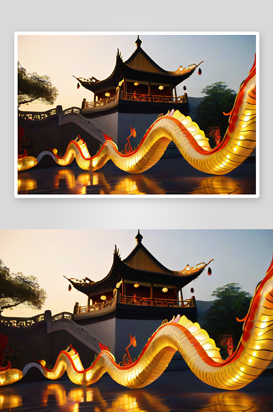中国文化主题的梦幻灯笼节