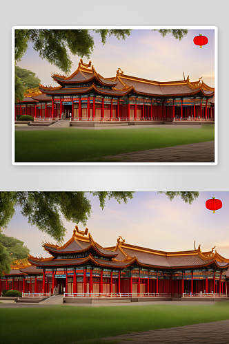 灯笼节的魔幻之旅探索中国古代宫殿的奇迹