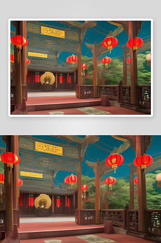 灯笼节的魔幻之旅探索中国古代宫殿的奇迹