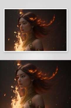 神秘火焰液体之火的纹理全屏幕表现