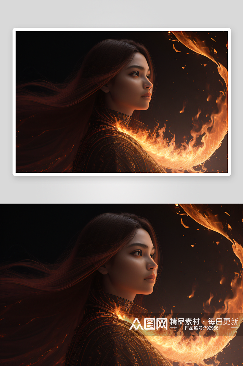神秘火焰液体之火的纹理全屏幕表现素材
