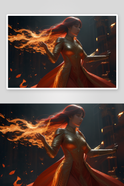 神秘火焰液体之火的纹理全屏幕表现