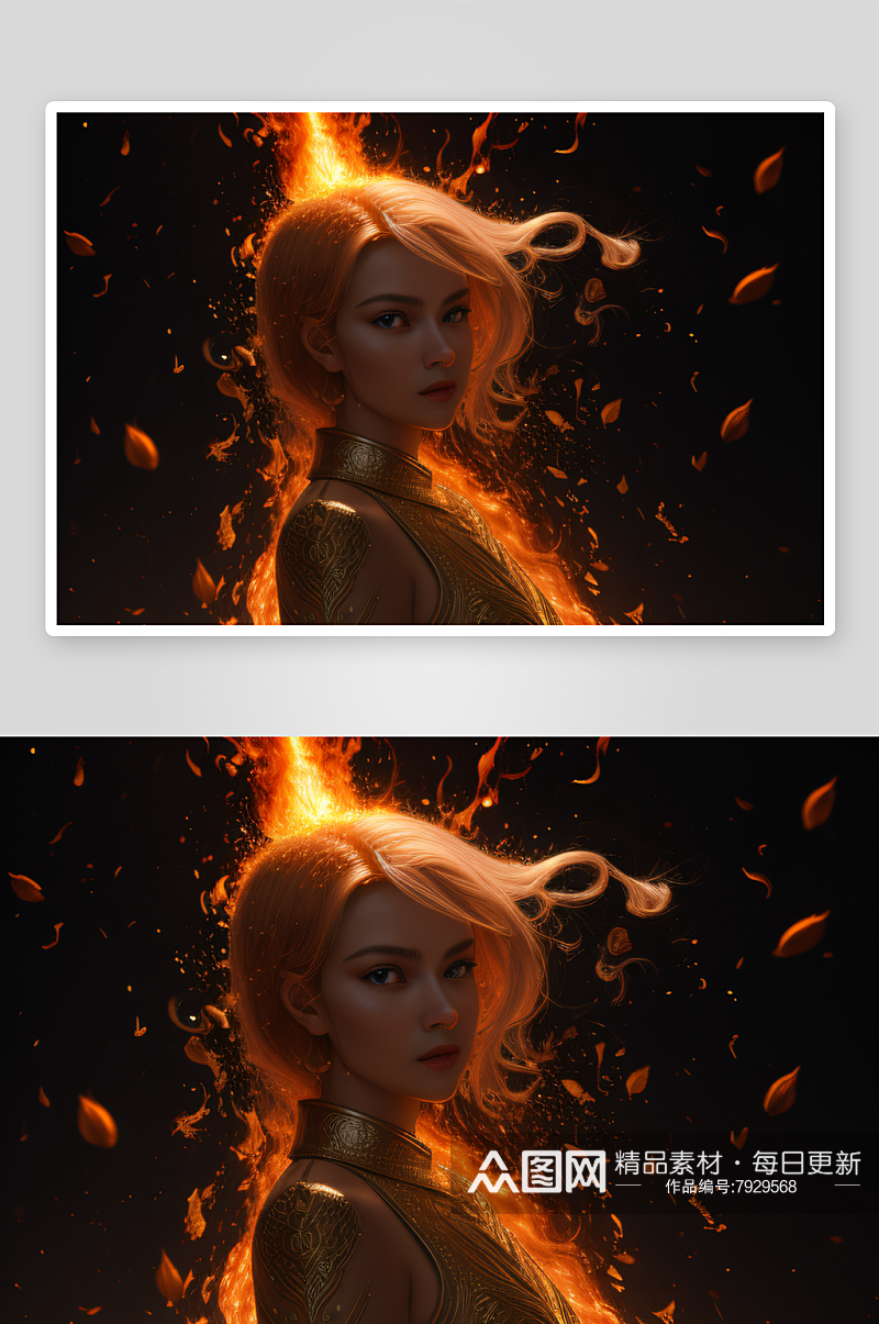 神秘火焰液体之火的纹理全屏幕表现素材
