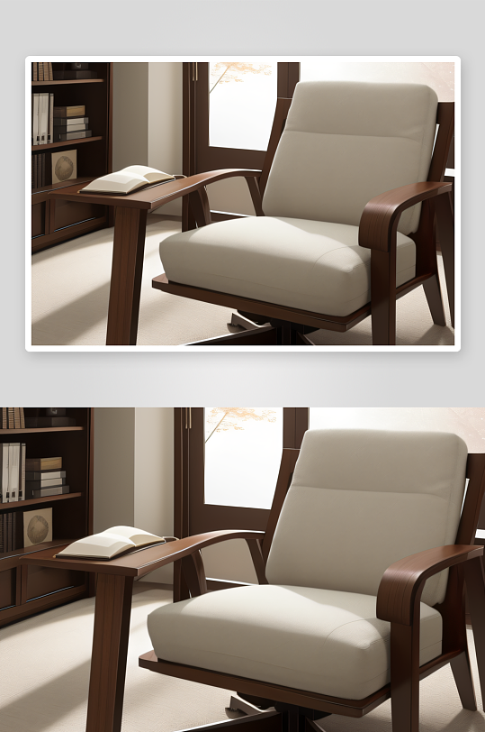着重呈现椅子的工艺与设计细节