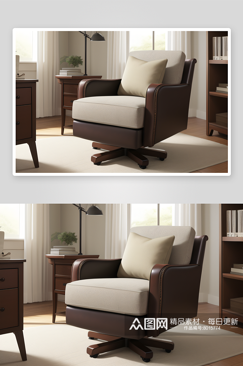 着重呈现椅子的工艺与设计细节素材