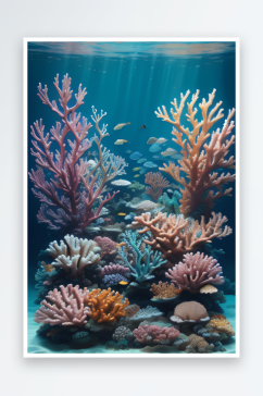 水下之美缤纷多彩的鱼群