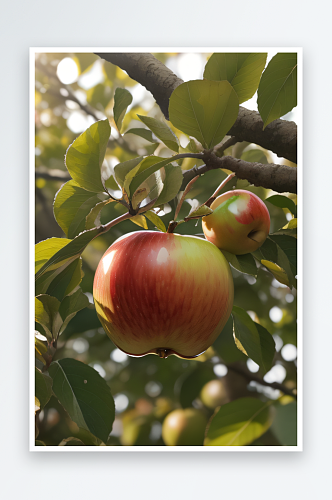 营养水果的美味苹果艺术
