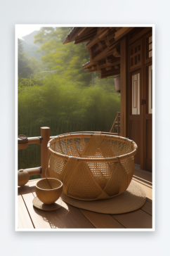 竹篮的独特之美风格