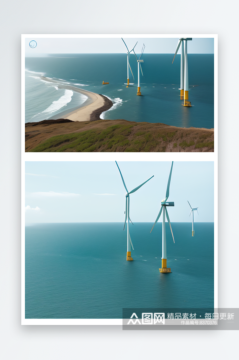风力之梦可再生能源的美丽愿景素材