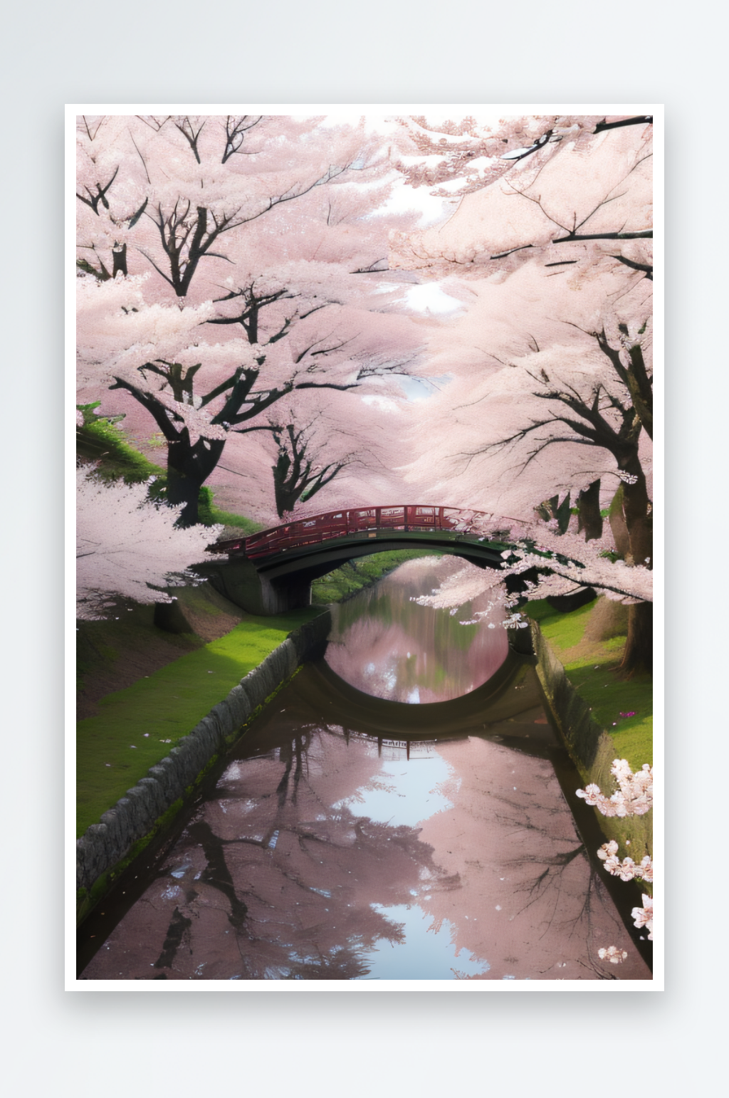 梦幻中的樱花世界素材