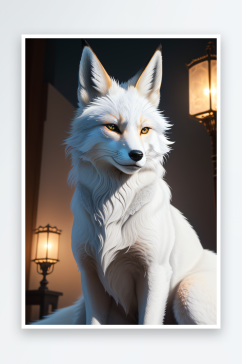 神话传说白色九尾狐的永恒魅力