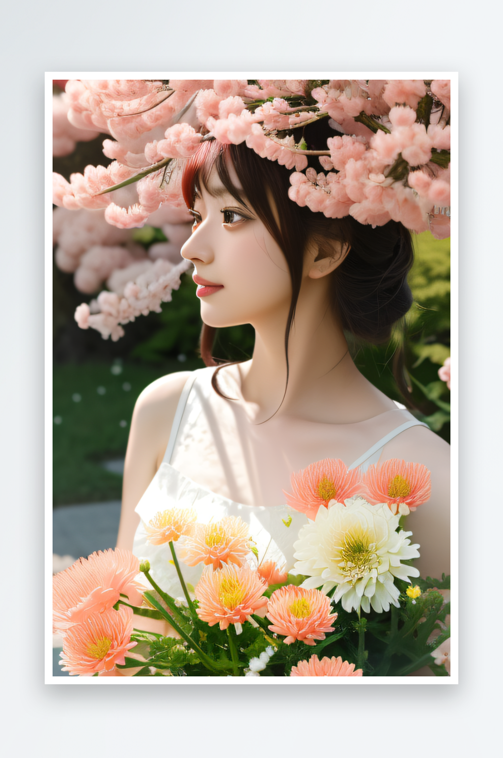 菊花倒刺高清日本动画中的星光与纯洁素材