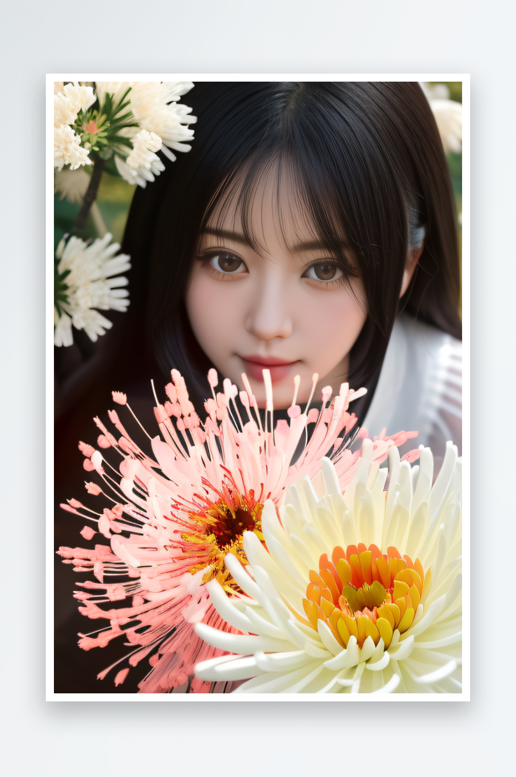 红花倒刺之美忠诚纯洁的高清日本动画素材