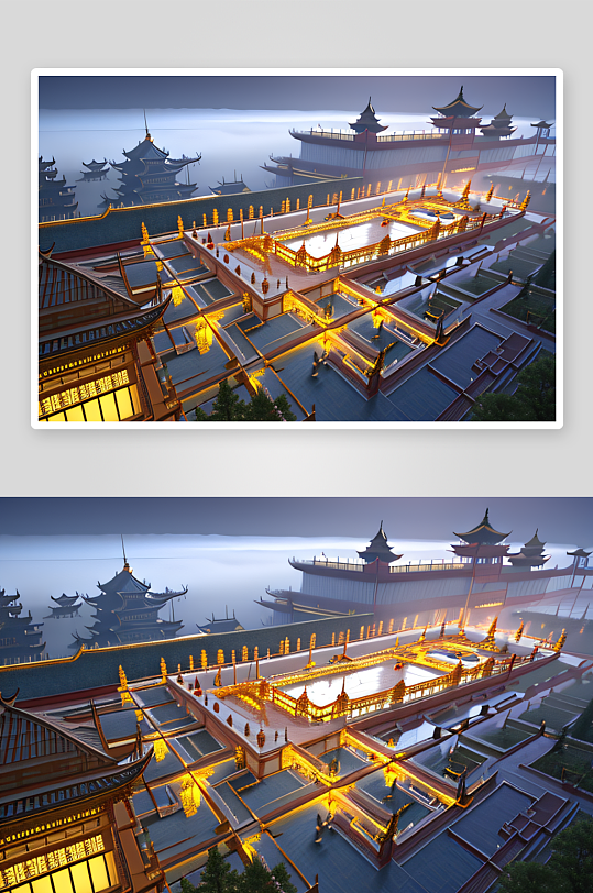 8K全景呈现中国宫殿的超现实之美