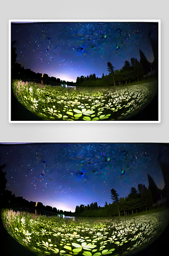 魅力流星雨的夜空奇观