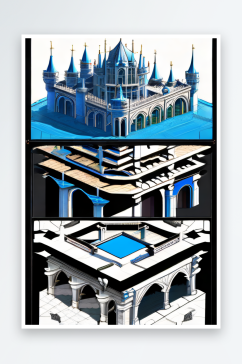 魔法宫殿的4K超高清图纸