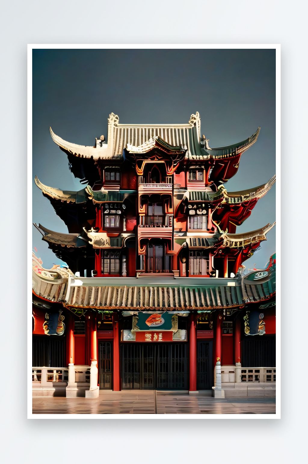 闪耀艺术中国调色板的绚丽光彩素材