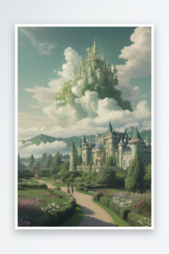 魔幻与美学绿云宫殿的童话世界