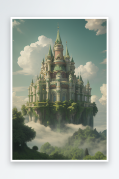 魔幻与美学绿云宫殿的童话世界