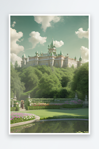 绿云宫殿的梦幻世界