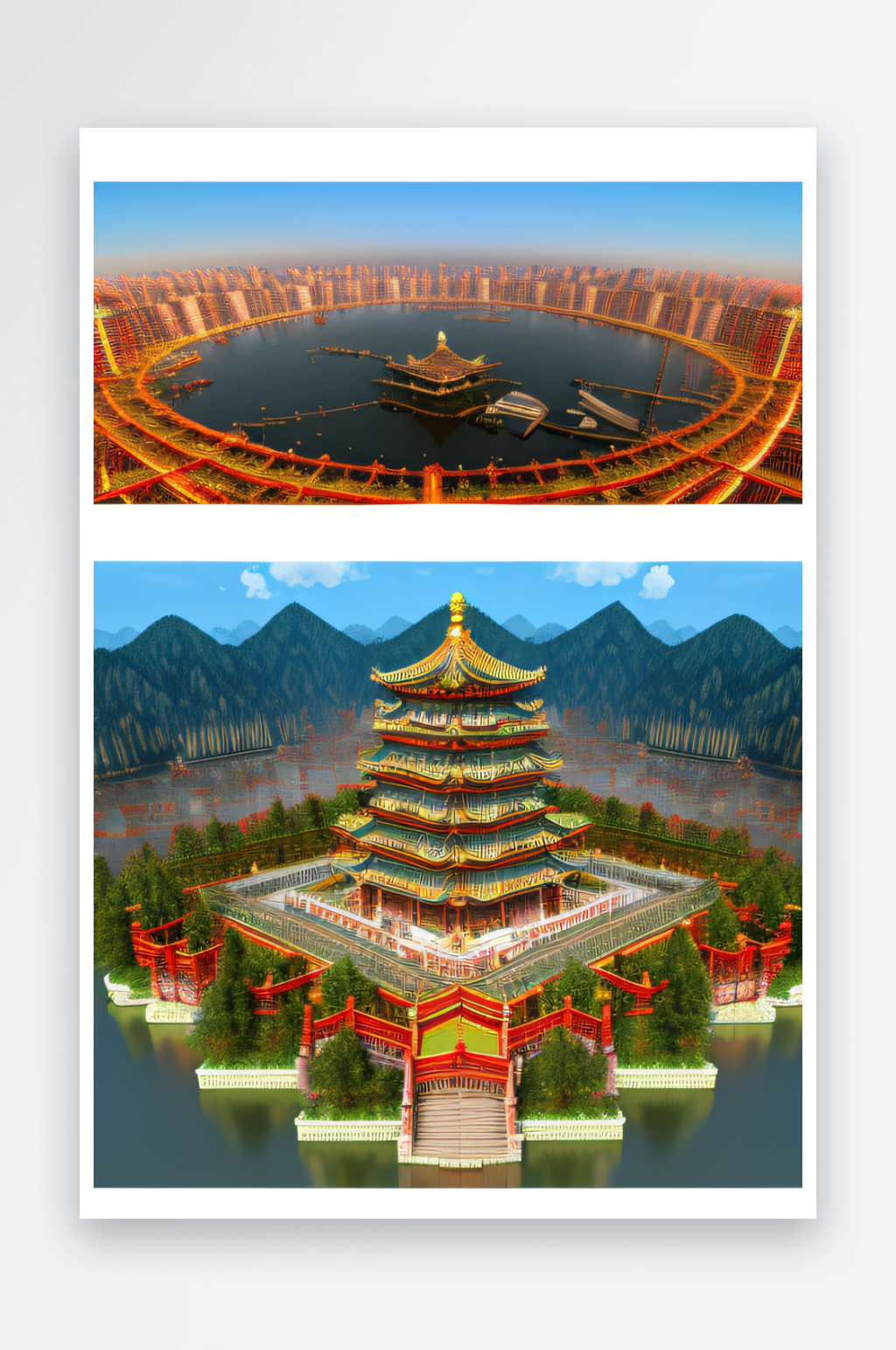 天宫奇迹迷人可爱的幻境素材