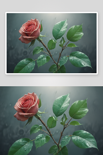 玫瑰图画的艺术表现与风格