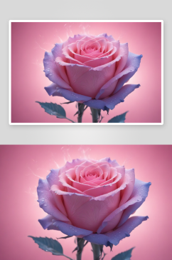 粉色玫瑰温柔花瓣中的浪漫梦境