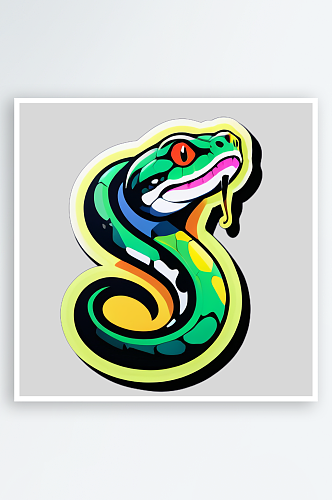 小蛇贴画的装饰效果与风格搭配