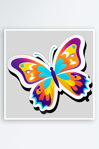 独特风格的蝴蝶插画打造个性化装饰