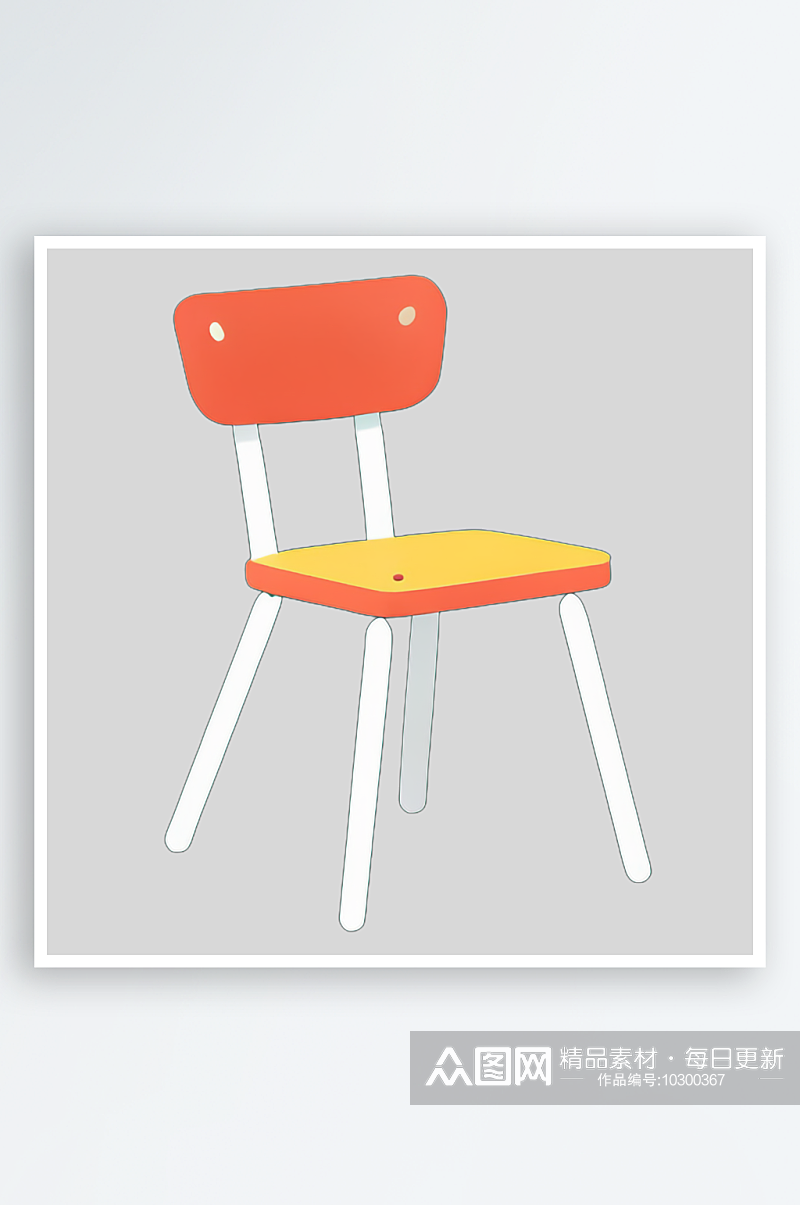 唯美椅子插画DIY享受创作的乐趣素材