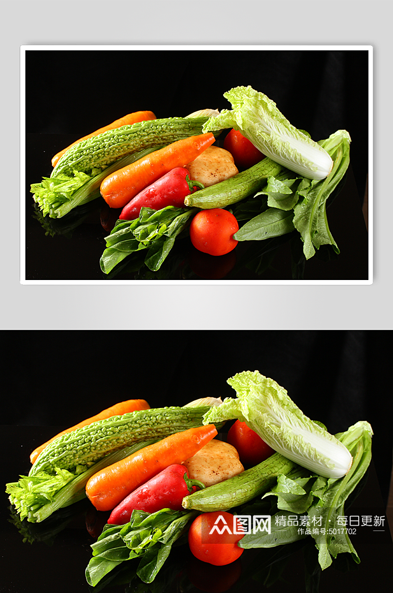 新鲜蔬菜绿色蔬菜素材