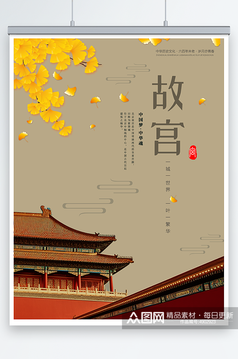 北京故宫之旅上新了故宫宣传海报素材