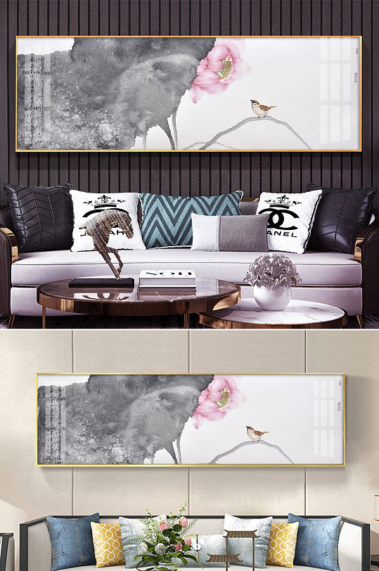 喜上眉梢鸟语花香花鸟国画装饰画-众图网