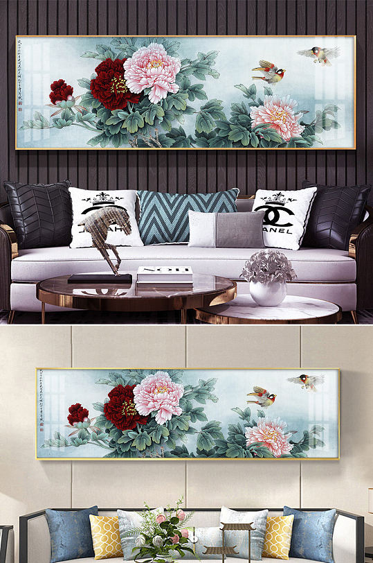 鸟语花香喜上眉梢花鸟装饰画-众图网