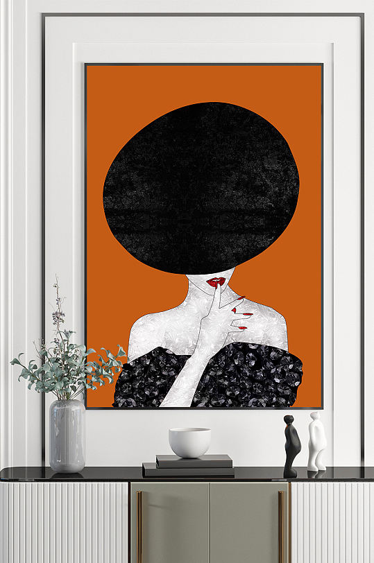 人物艺术美女装饰画