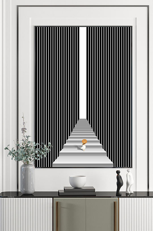 抽象艺术几何图形装饰画