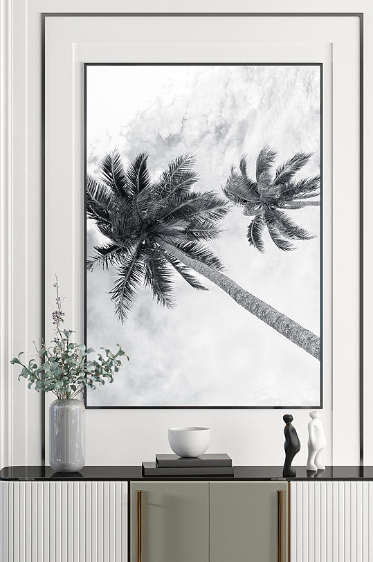 植物椰子树装饰挂画