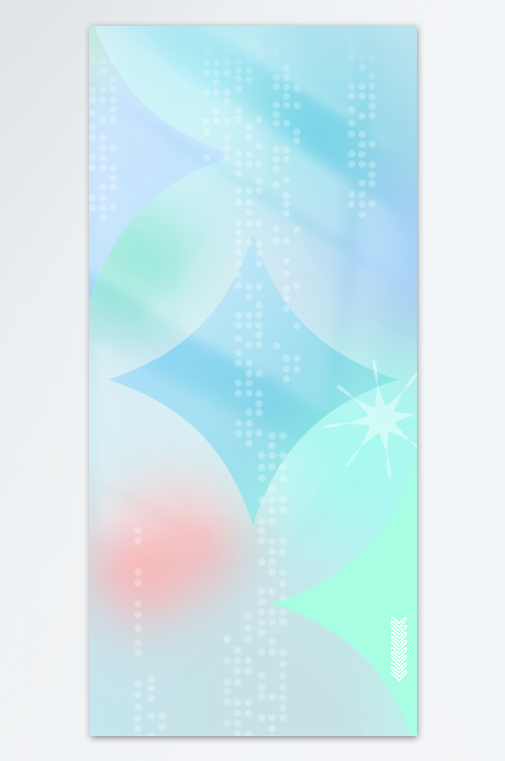 渐变彩色菱形圆点背景素材