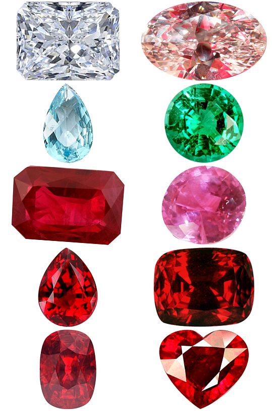 红宝石免扣的素材