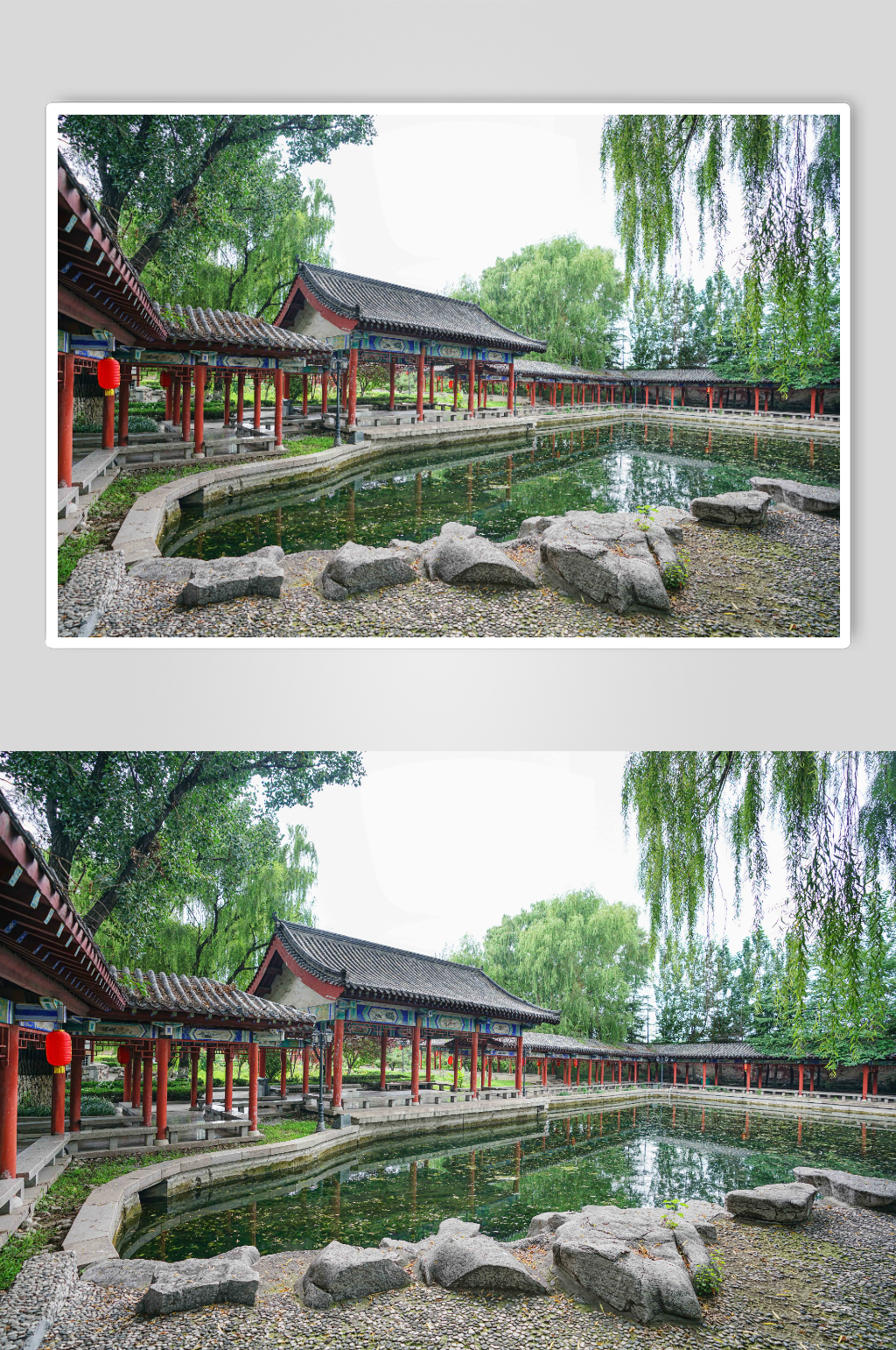 济南李清照故居摄影图片素材