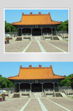 清福陵古建筑摄影图片