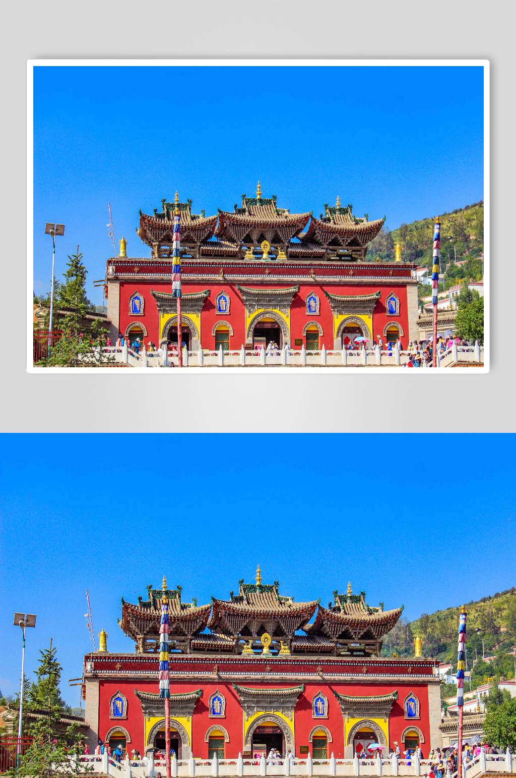 青海塔尔寺美景摄影图片素材