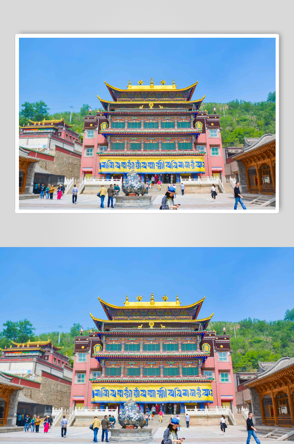 青海塔尔寺摄影图片素材