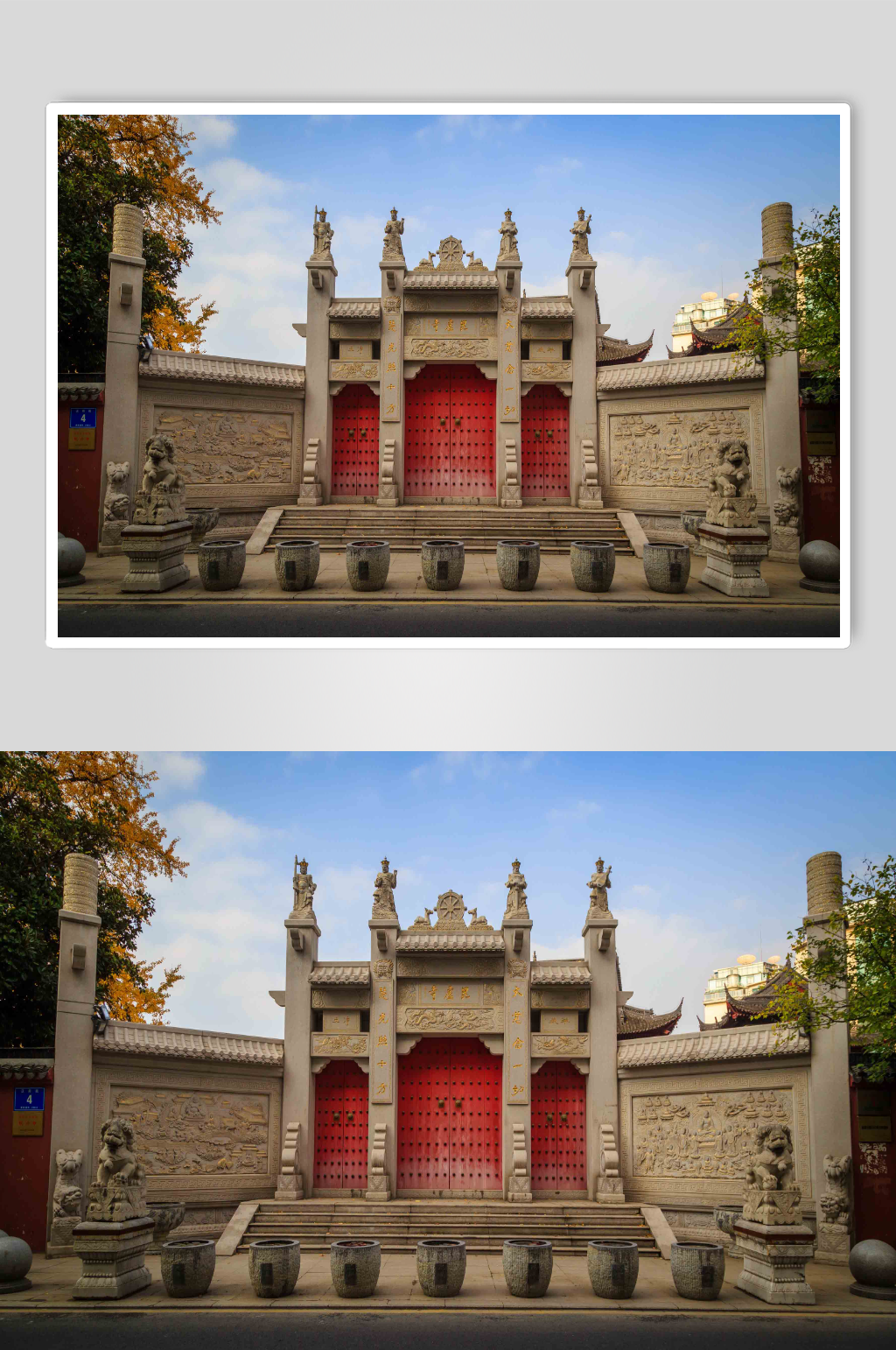 南京毗卢寺摄影图片素材