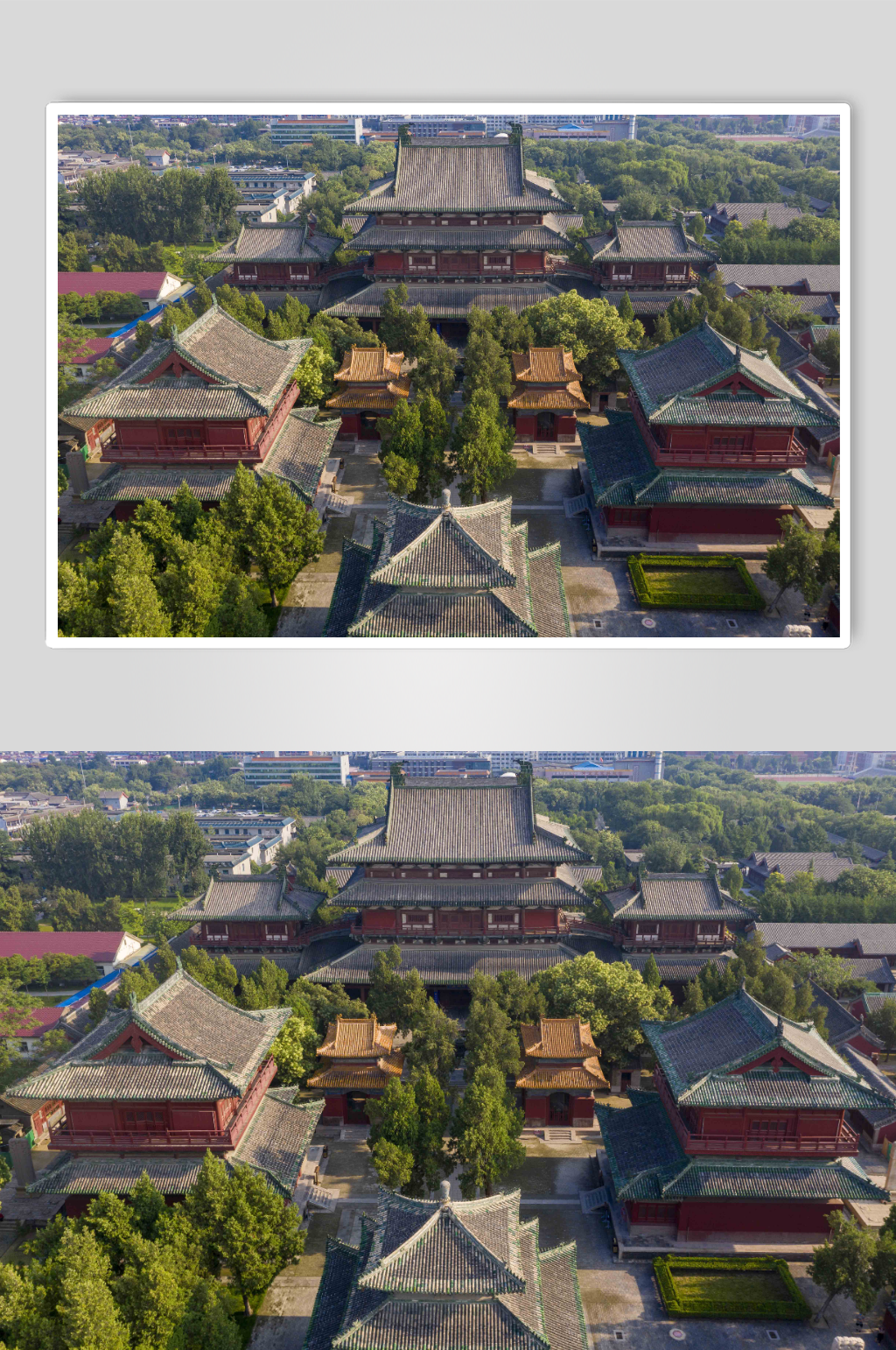 石家庄正定大佛寺创意摄影素材