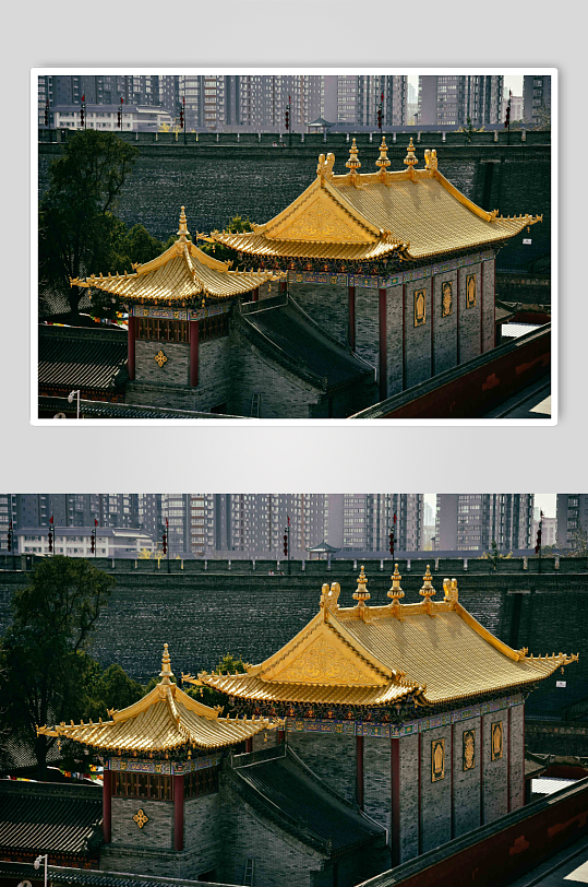 西安广仁寺高清图片