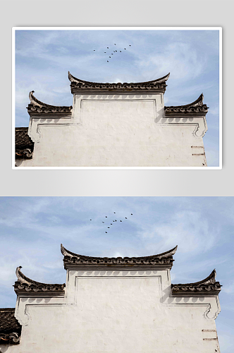 中式马头墙高清图片